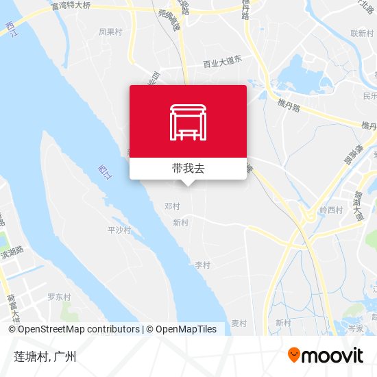 莲塘村地图
