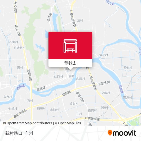 新村路口地图
