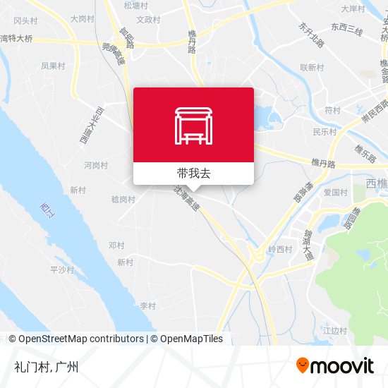 礼门村地图