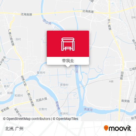 北洲地图