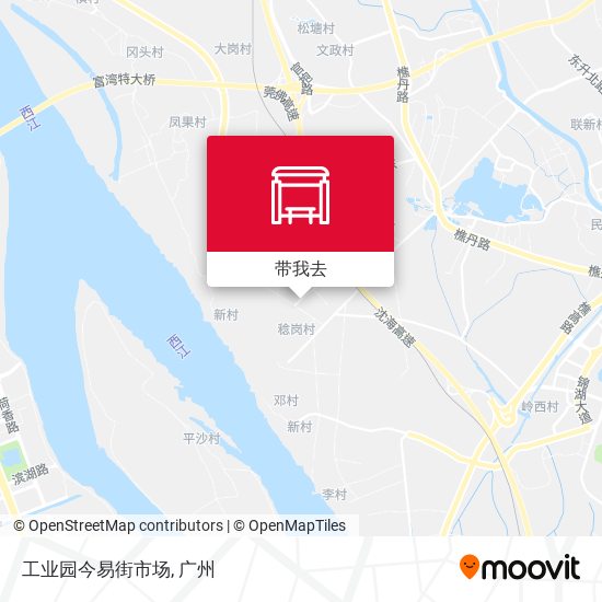工业园今易街市场地图