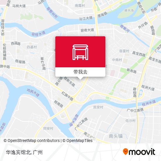 华逸宾馆北地图