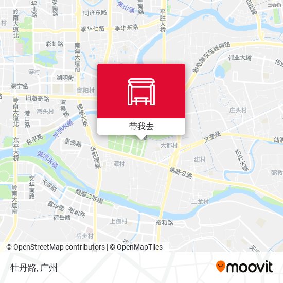 牡丹路地图