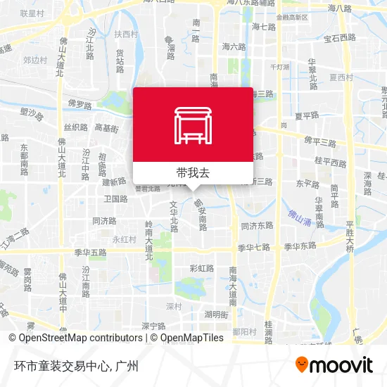 环市童装交易中心地图
