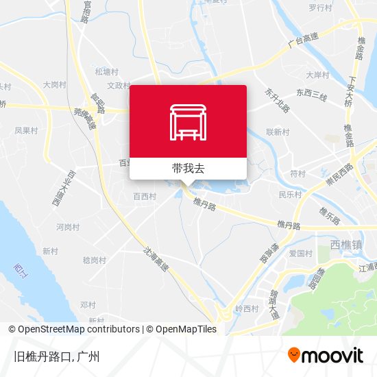 旧樵丹路口地图