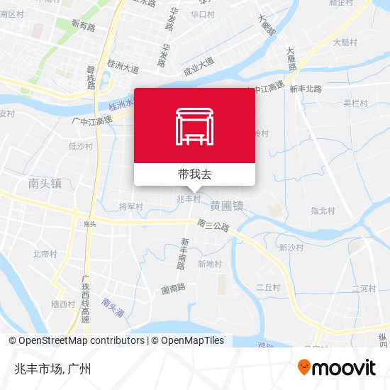 兆丰市场地图