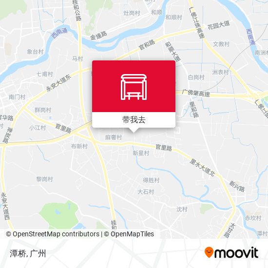 潭桥地图