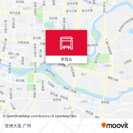 登洲大道地图