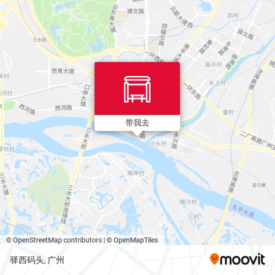驿西码头地图