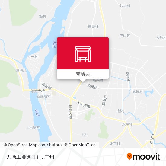 大塘工业园正门地图