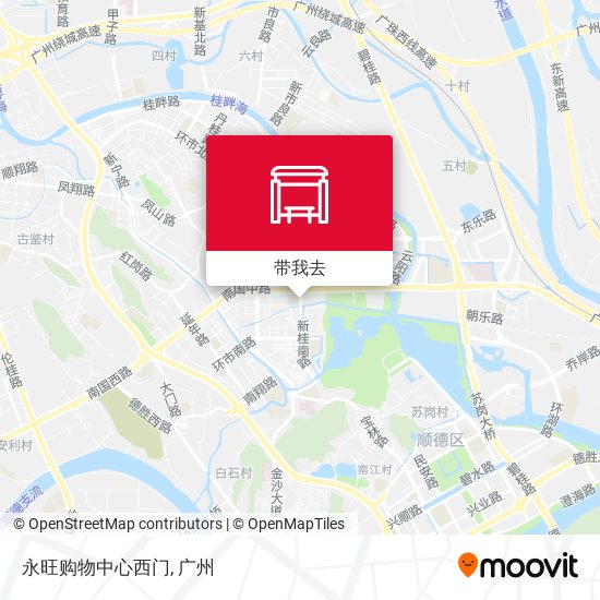 永旺购物中心西门地图