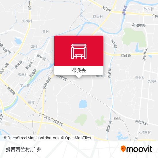狮西西竺村地图