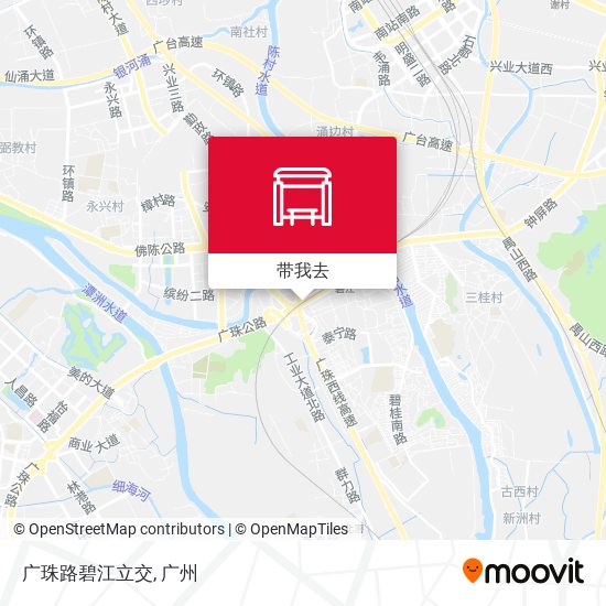 广珠路碧江立交地图