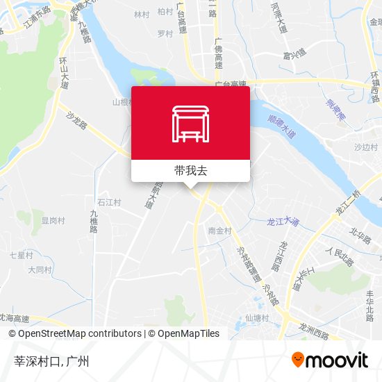 莘深村口地图