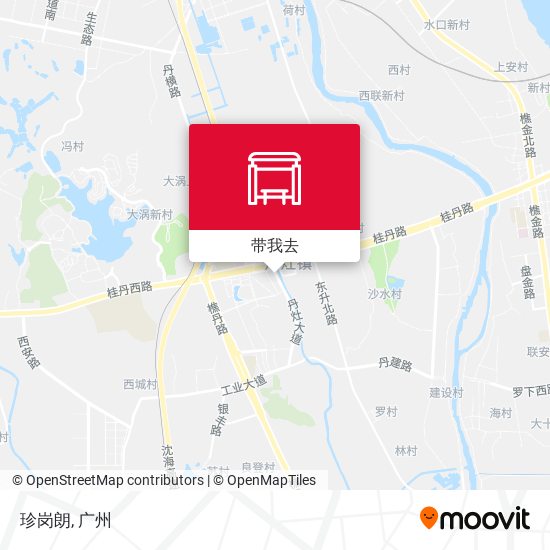 珍岗朗地图