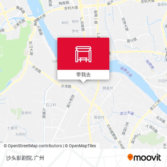 沙头影剧院地图