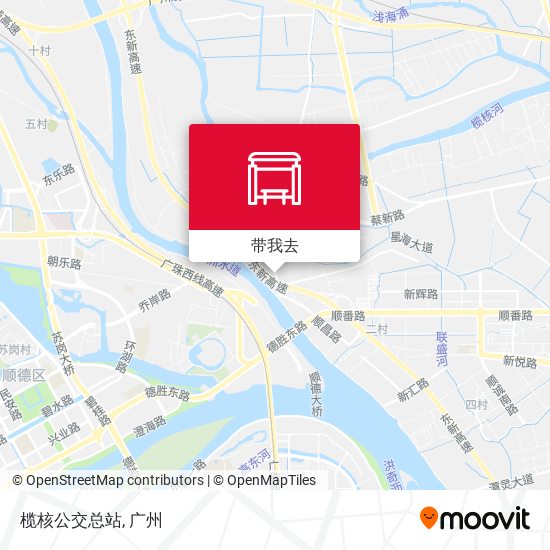 榄核公交总站地图