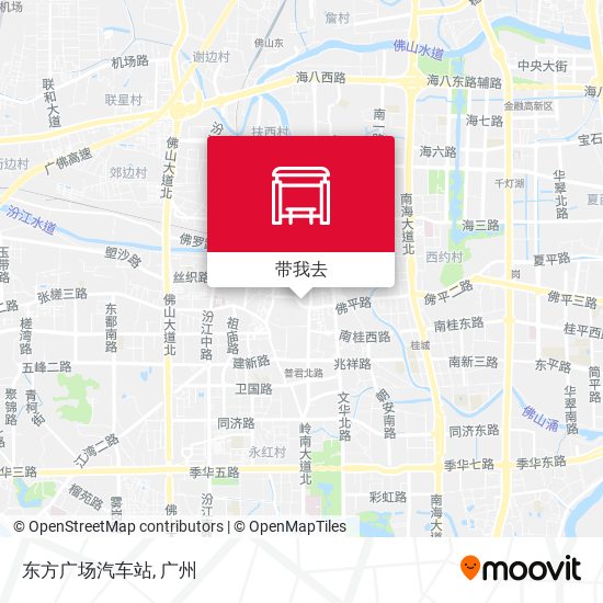 东方广场汽车站地图