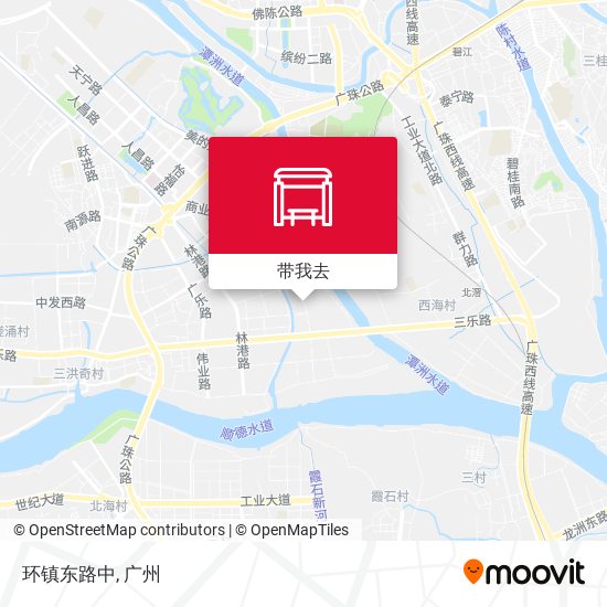环镇东路中地图
