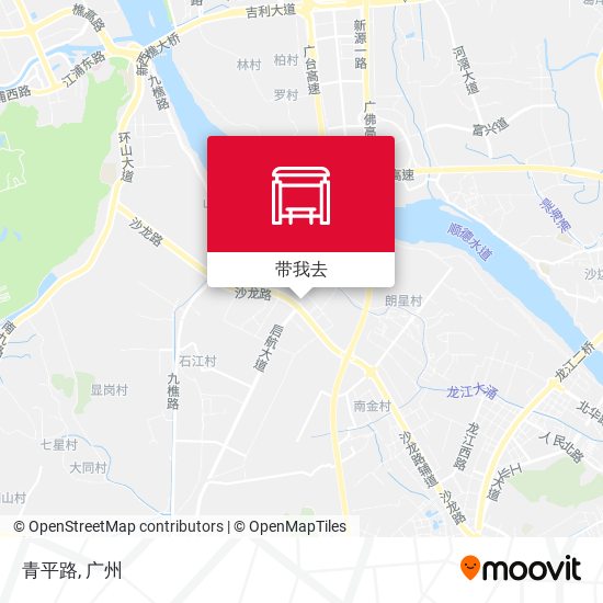 青平路地图