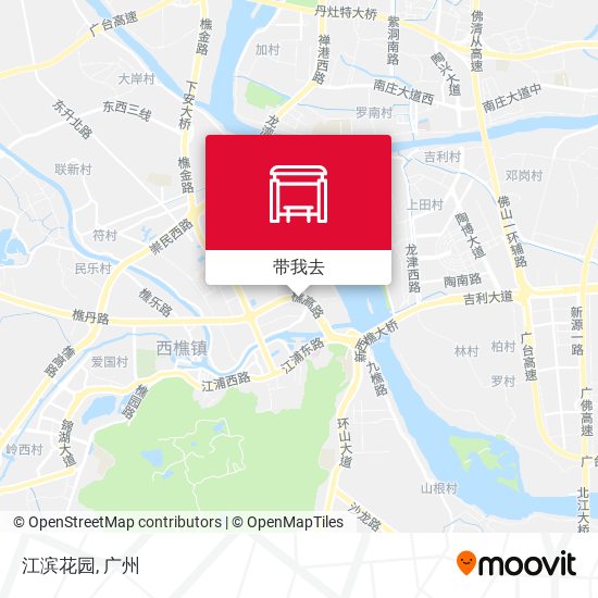 江滨花园地图