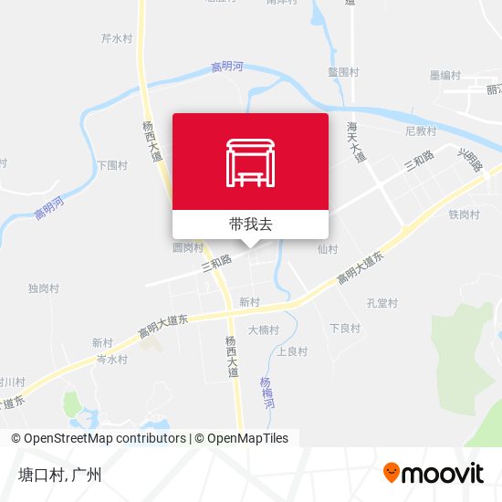 塘口村地图