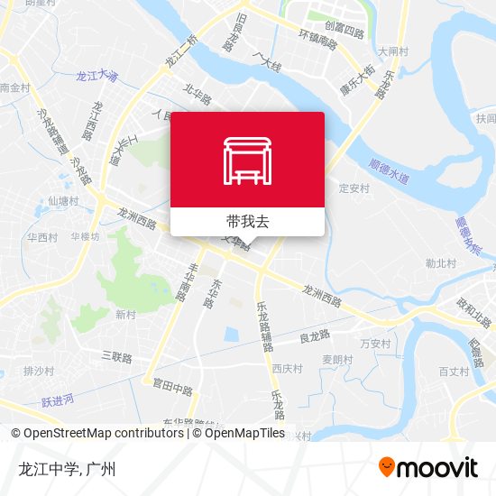 龙江中学地图
