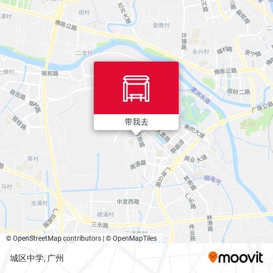 城区中学地图