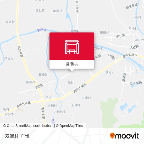 双涌村地图