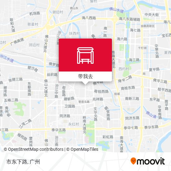 市东下路地图