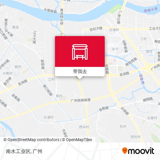 南水工业区地图