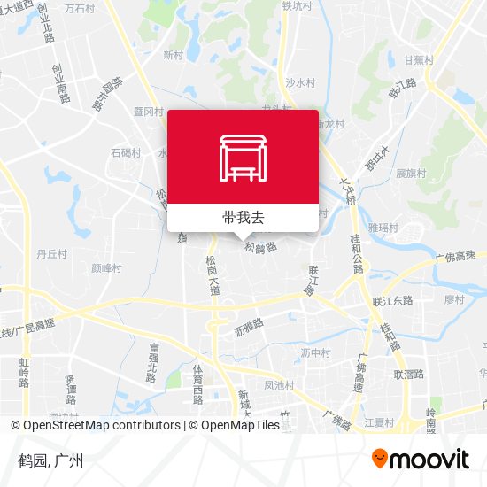 鹤园地图