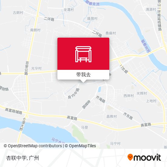 杏联中学地图