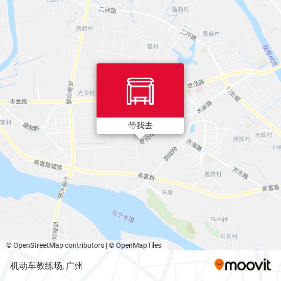 机动车教练场地图