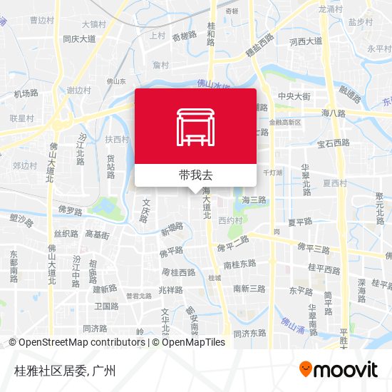 桂雅社区居委地图