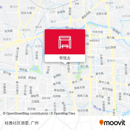 桂雅社区居委地图