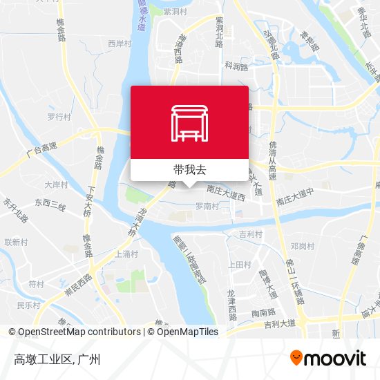 高墩工业区地图