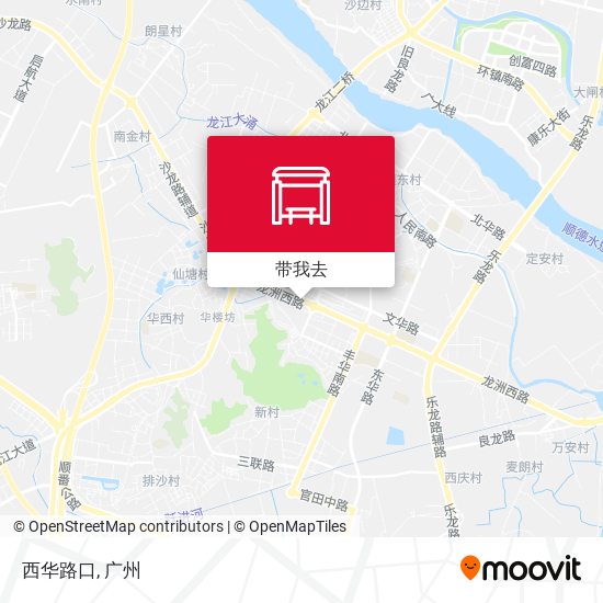 西华路口地图