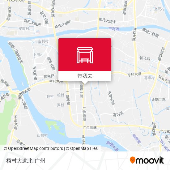 梧村大道北地图