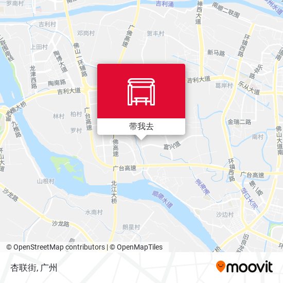杏联街地图
