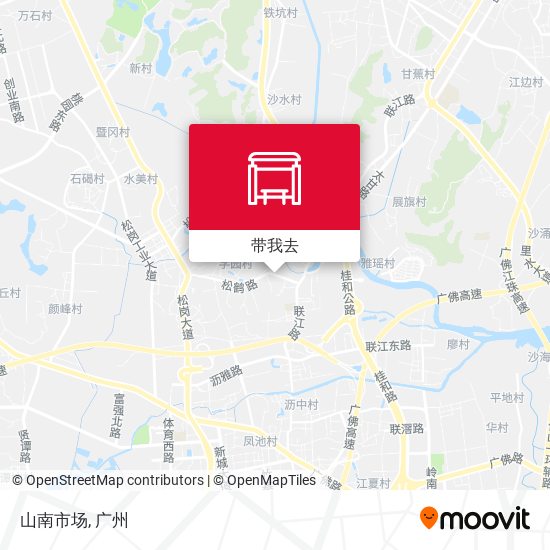 山南市场地图