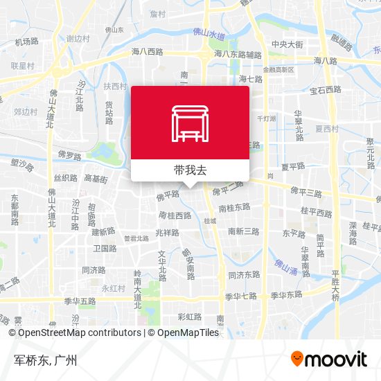 军桥东地图