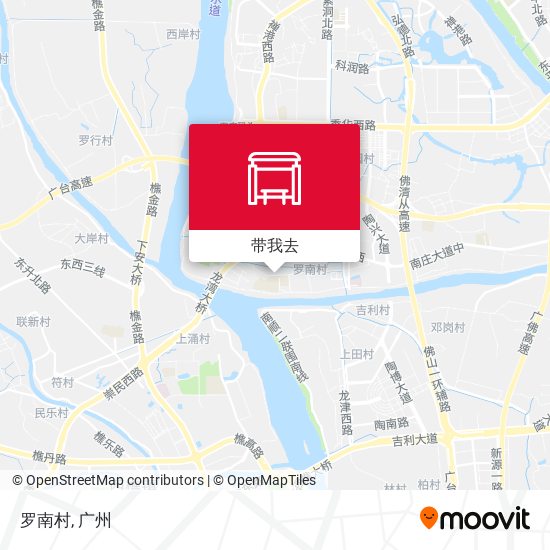 罗南村地图