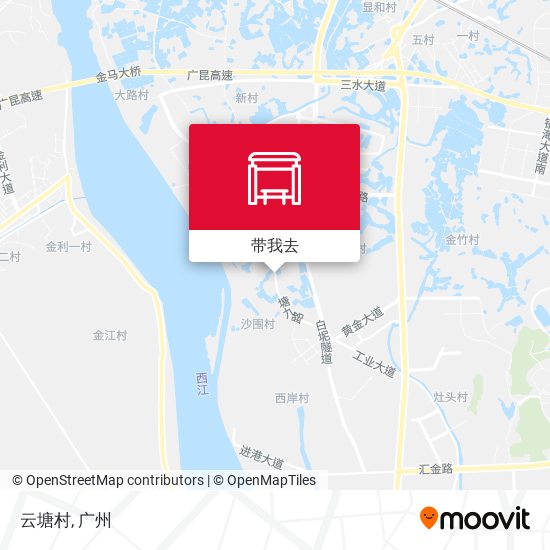 云塘村地图