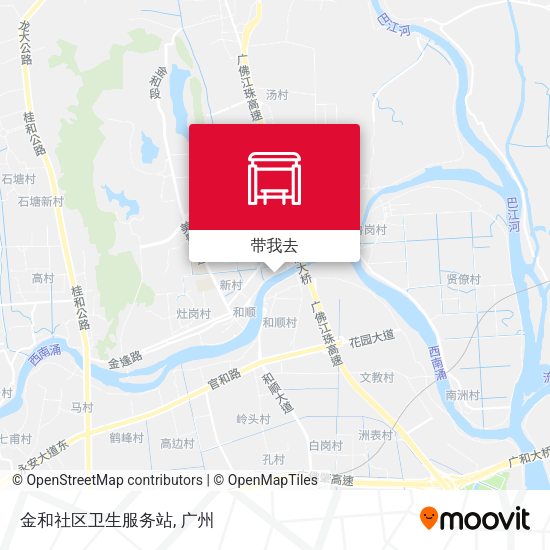 金和社区卫生服务站地图