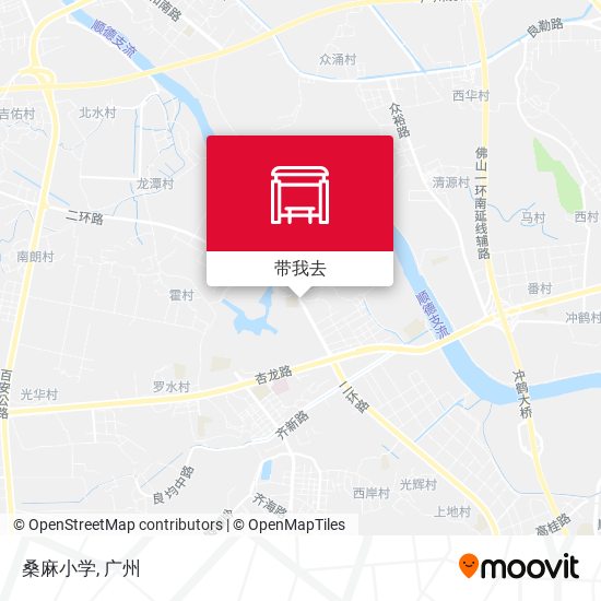 桑麻小学地图