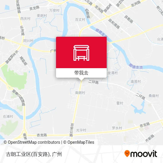 古朗工业区(百安路)地图