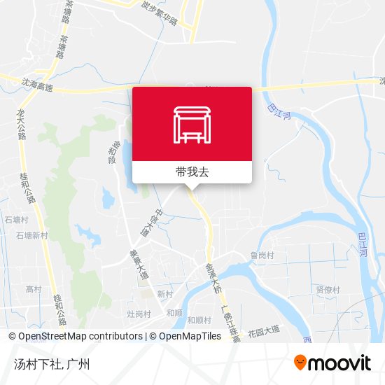汤村下社地图