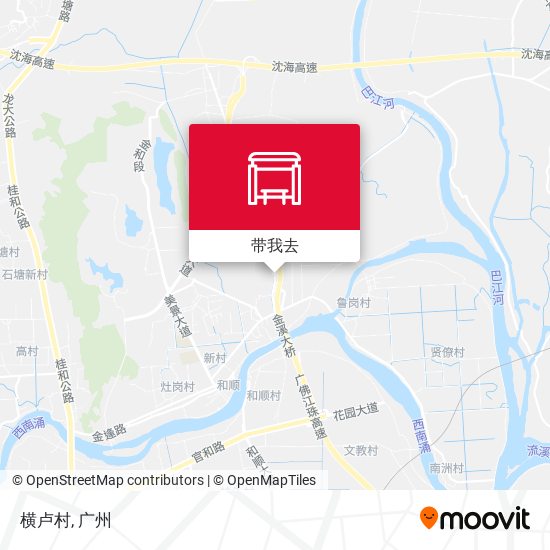 横卢村地图