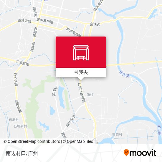南边村口地图